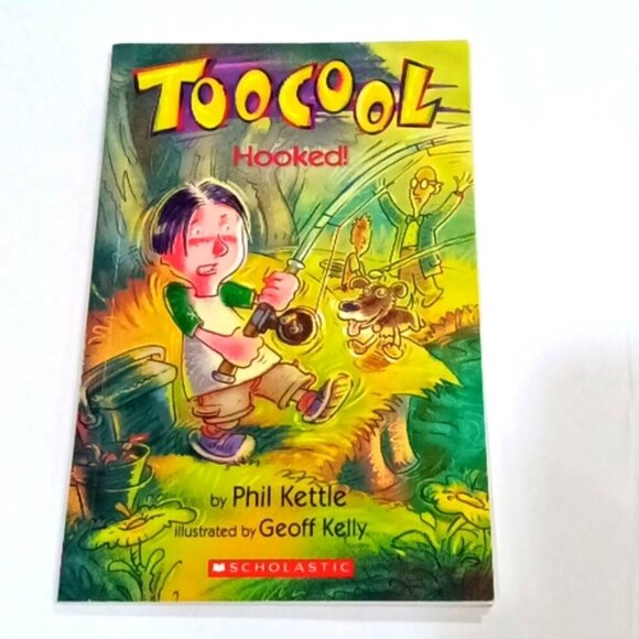Kid's Paperback Books Set of 6 'Too Cool' Phil Kettle Scholastic 2008 - Picture 6 of 12